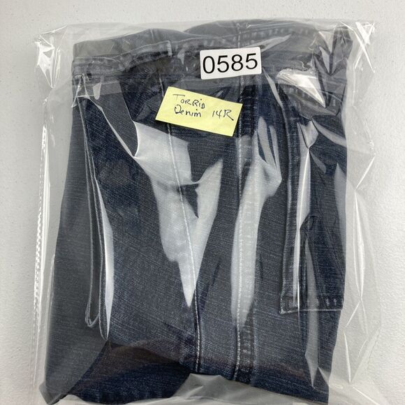 Torrid Jegging Skinny Super Soft Jean 14R Blue High Rise 3-Button Stretch - Picture 16 of 16